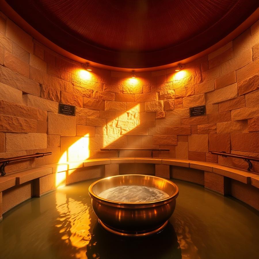 Salle de hammam traditionnel