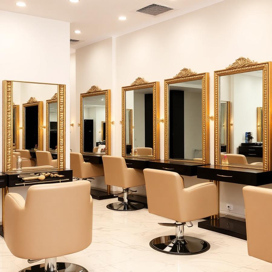 Salon de coiffure de luxe